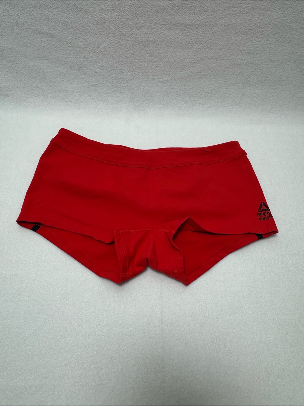 Reebok CrossFit Red Low Rise Booty Gym Shorts M